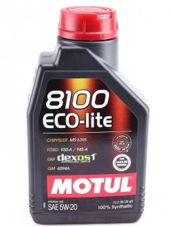 Олива моторна 8100 Eco-Lite 5W-20, 1л. MOTUL 841411