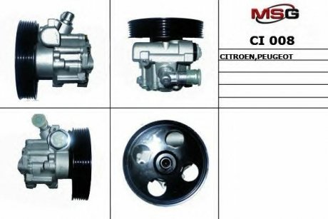 Насос ГУР новый CITROEN C5 01-04,C5 04-,C5 Break 01-04,C5 Break 04-;FIAT SCUDO 07-,SCUDO фургон MSG CI008