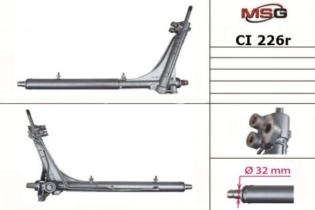 Рульова рейка з ГУР Citroen Jumper, Fiat Ducato, Peugeot Boxer MSG CI226R (фото 1)