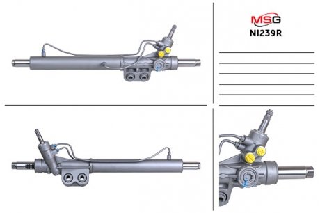Рульова рейка з ГПК відновлена NISSAN NAVARA (D40) 05-,PATHFINDER (R51) 05- MSG NI239R (фото 1)