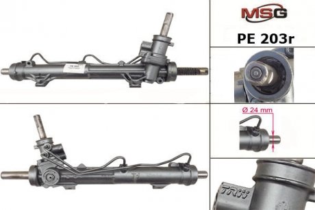 Рульова рейка з ГУР Peugeot 206, Peugeot 206+ MSG PE203R