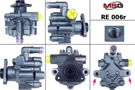 Фото насос ГУР відновлений Renault Master III 10-, Nissan NV400 10-21, Opel Movano B 10-21 MSG RE006R Насос ГУР відновлений Renault Master III 10-, Nissan NV400 10-21, Opel Movano B 10-21 MSG RE006R