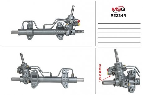 Рульова рейка з ГУР Renault Laguna MSG RE234R