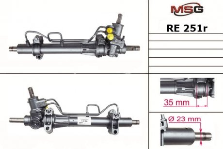 Рульова рейка з ГУР Renault Clio, Renault Kangoo MSG RE251R