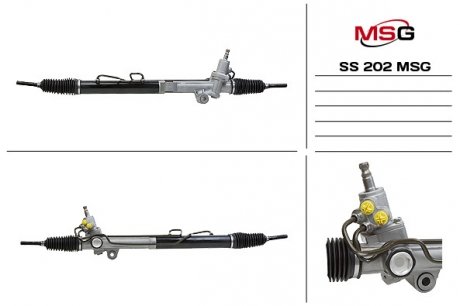 Рульова рейка з ГУР Daewoo Rexton, Ssangyong Actyon, Ssangyong Kyron MSG SS202