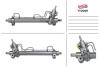 Рульова рейка з ГУР відновлена Lexus ES 01-06 TY209R