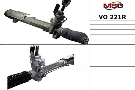 Рульова рейка з ГУР відновлена для левостороннего движения (1) Volvo XC90 02-16 MSG VO221R