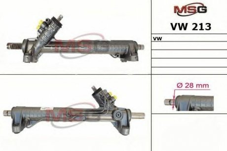 Рульова рейка з ГУР Vw Transporter MSG VW213