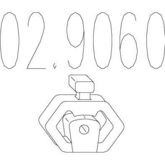 Гумовий елемент кріплення MTS 02.9060