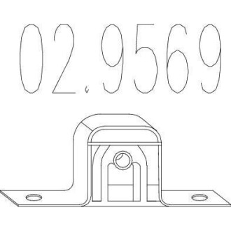 Фото 1 - гумовий елемент кріплення MTS 02.9569 Гумовий елемент кріплення MTS 02.9569 (фото 1)