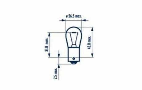 P21W 12V 21W BA15s 10шт NARVA 17635