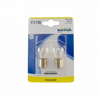 P21W 12V 21W BA15S Blister 2 pcs. NARVA 17635B2