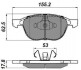 Гальмівні колодки перед. Focus/C-Max/Kuga 03- NP2002