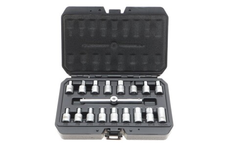 Головки для зливу оліі 3/8", набір 18 шт. NEO TOOLS 11-235