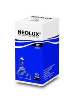 Лампа H11 12V 55W PGJ19-2 NEOLUX N711 (фото 1)