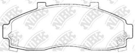 Колодки передние Kia Pregio NiBK PN0664