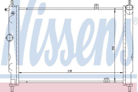 Радіатор охолоджування NISSENS 63059