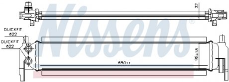 Радіатор охолоджування NISSENS 65318