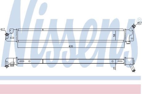 Радіатор охолоджування NISSENS 666209
