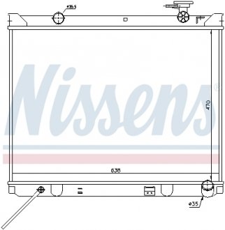 Радіатор охолоджування NISSENS 66766