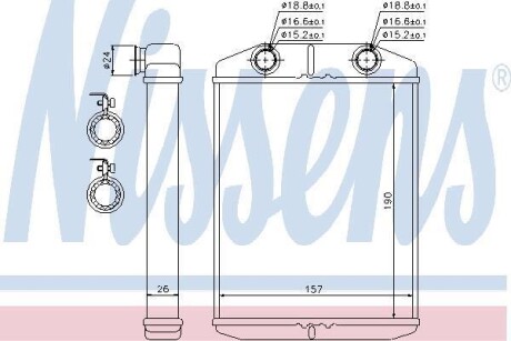 Отопитель NISSENS 76514