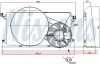 NISSENS FORD Вентилятор радіатора 2.2/2.4TDCi 06- 85825