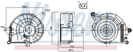 Вентилятор NISSENS 87500 (фото 1)