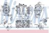 NISSENS BMW Компресор кондиціонера 1 (E81) 06-, 3 (E90) 07-, 3 (E92) 06-, X1 (E84) 09- 890070