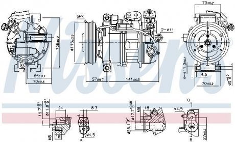 Компресор кондиціонера First Fit NISSENS 890246