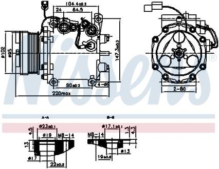 Компресор кондиціонера First Fit NISSENS 890879 (фото 1)