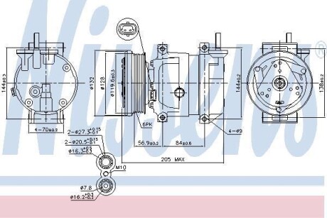 Компресор кондиціонера First Fit NISSENS 89492