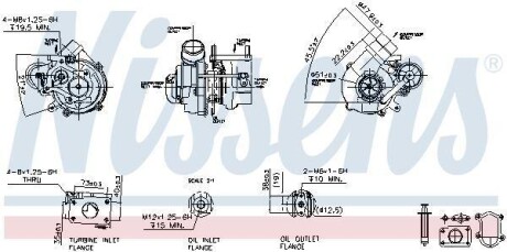 Турбіна FIAT DUCATO (250) (06-) 2.3 JTD NISSENS 93158