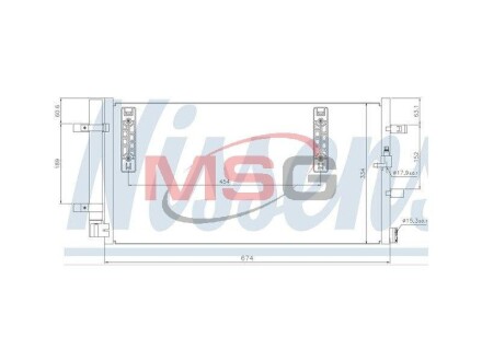 Радиатор кондиционера AUDI A4 NISSENS 940042