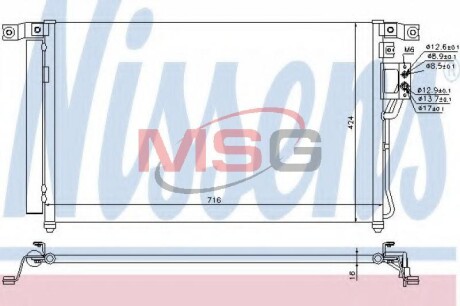 Радиатор кондиционера First Fit NISSENS 940278