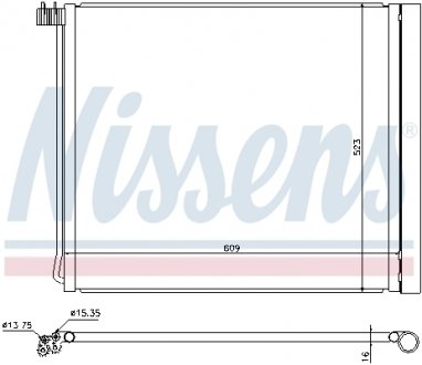 Радіатор кондиціонера NISSENS 940339 (фото 1)