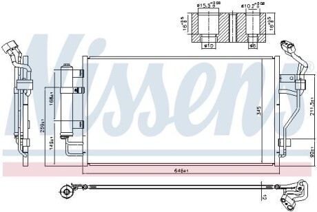 Радиатор кондиционера First Fit NISSENS 940583