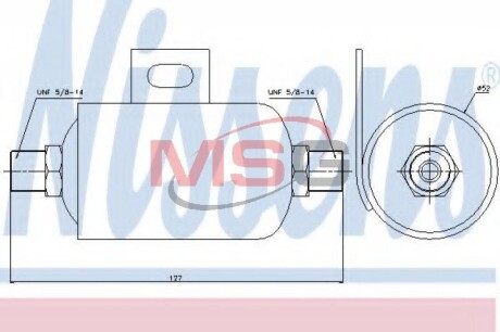 Осушитель NISSENS 95343