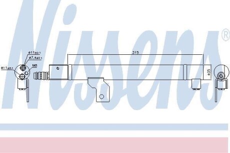 Осушувач кондиціонера NISSENS 95491