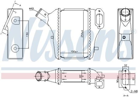 HONDA Інтеркулер CR-V III 2.2 i-DTEC 07- NISSENS 961421 (фото 1)