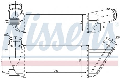 Радiатор NISSENS 96609