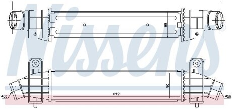 Радіатор наддуву NISSENS 96702