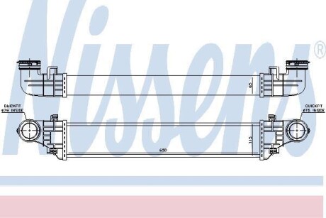 Радiатор NISSENS 96785