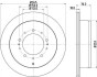 Диск гальмівний задній Toyota Land Cruiser 4.5, 4.6, 4.7, 5.7 (08-) (ND1029K) NISSHINBO