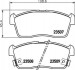 Колодки гальмівні дискові передние Chevrolet Cruze 1.3, 1.5 (00-08) (NP1023) NISSHINBO