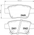 Колодки тормозные дисковые задние Toyota Avensis, Corolla 1.6, 1.8, 2.0 (03-08) (NP1031) NISSHINBO