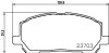 Колодки гальмівні дискові передні Lexus RX 300 3.0 (00-03) (NP1041) NISSHINBO