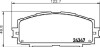 Колодки гальмівні дискові передние Toyota Prius Hybrid 1.8 (09-), Yaris 1.6 (08-13) (NP1053) NISSHINBO