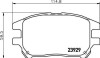 Гальмівні колодки LEXUS RX (MCU15) Front Axle