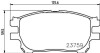 Колодки гальмівні дискові передние Toyota Previa 2.0, 2.4 (00-06) (NP1123) NISSHINBO