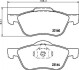 Колодки тормозные дисковые передние Nissan Primera 1.6, 1.8, 2.0 (96-02) (NP2071) NISSHINBO